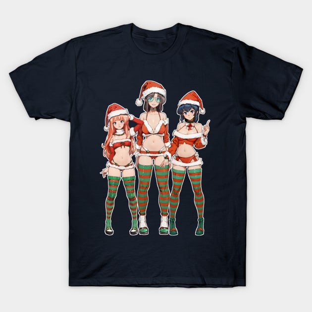 ChristmasGirls T-Shirt by Robotech/Macross and Anime design's